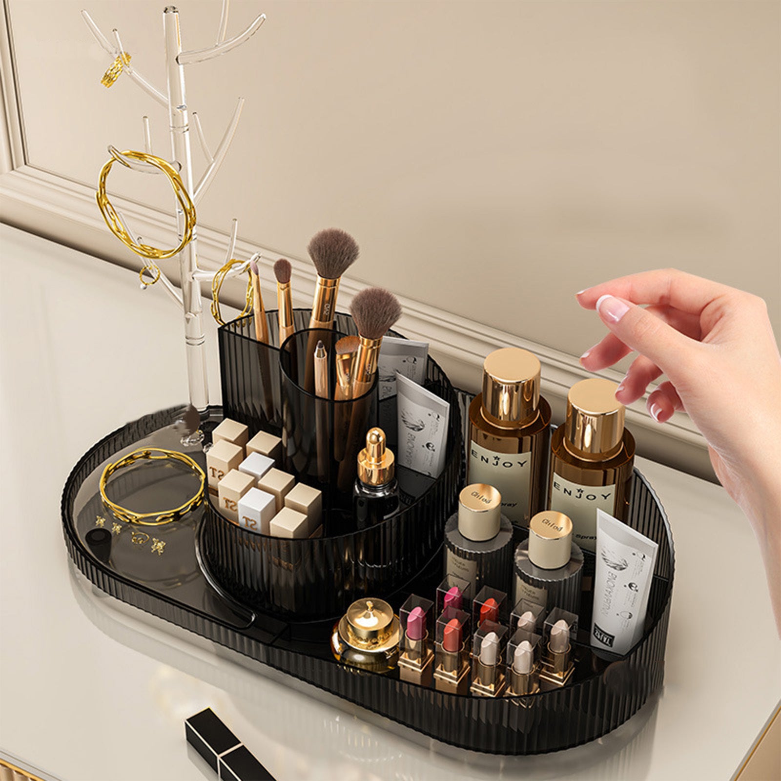 Makeup & Skincare Organizer – 360° Rotation