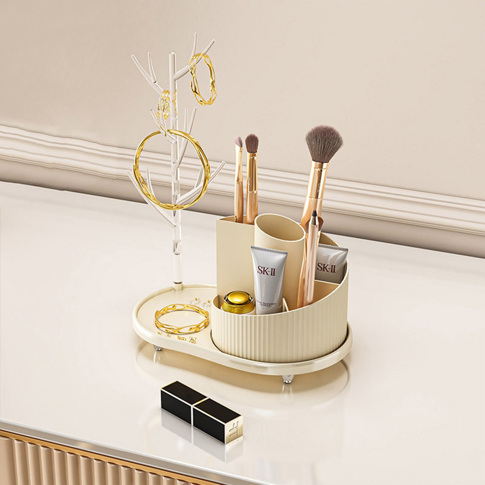 Makeup & Skincare Organizer – 360° Rotation