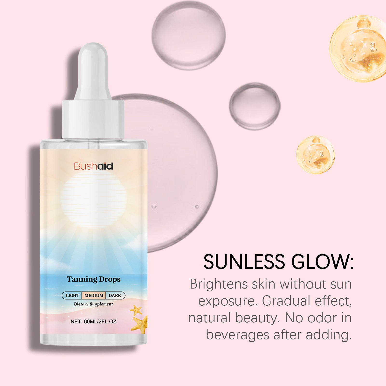 No Sunlight Tanning Drops Body Care