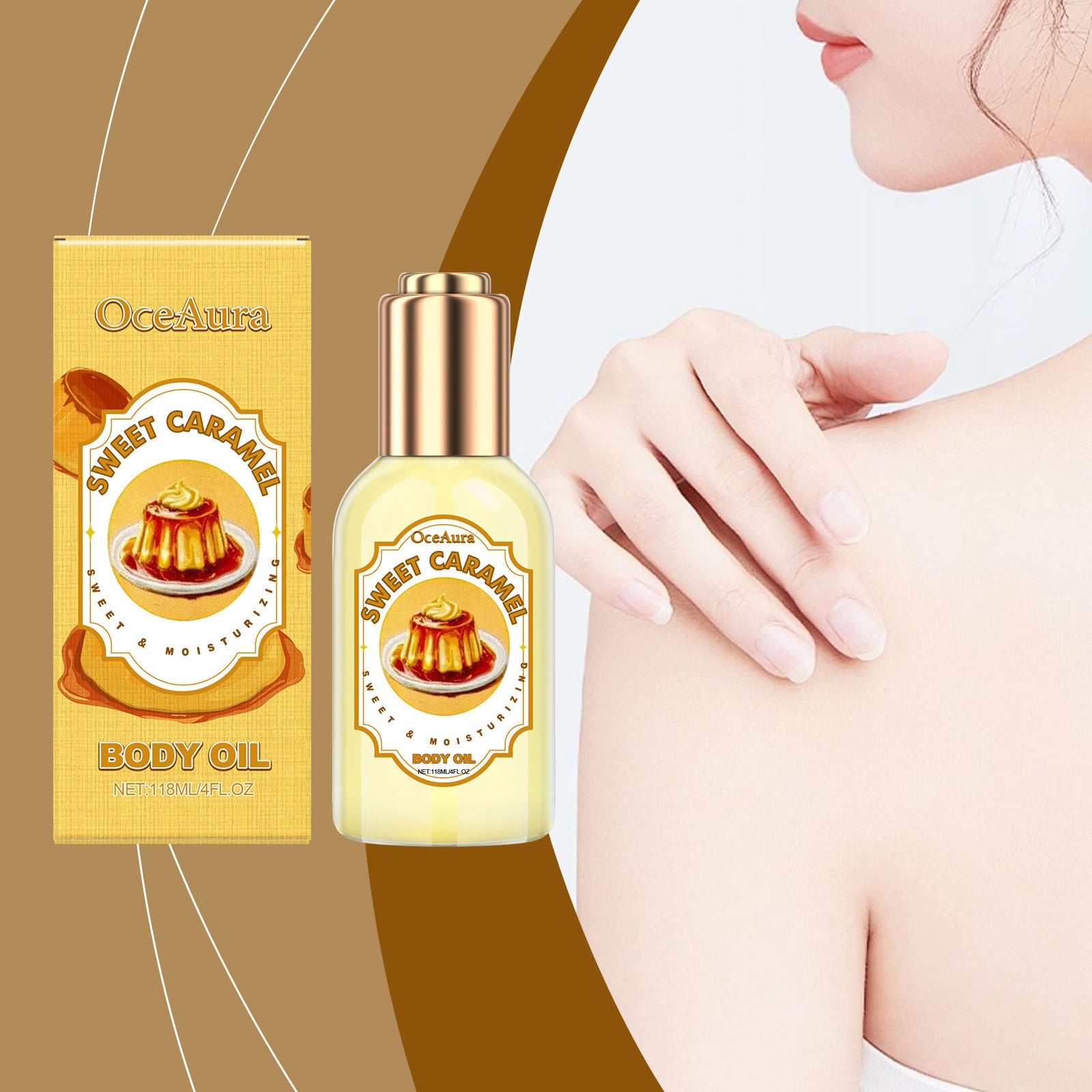 Caramel Moisturizing Body Oil