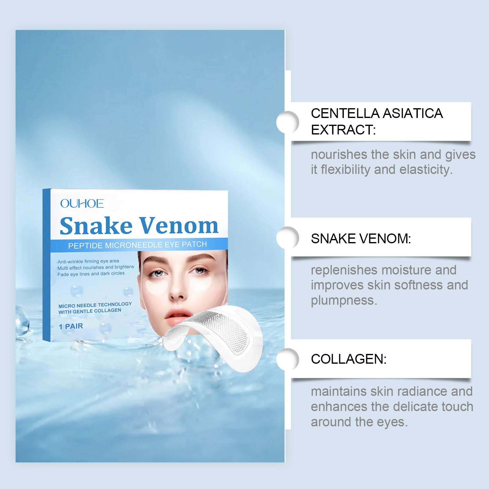 Elastic Eye Care Patch Fading Wrinkle