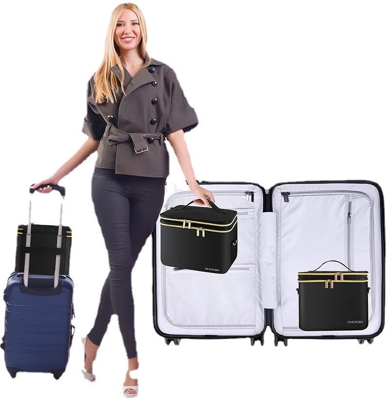 Portable Makeup & Brush Organizer